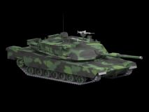 中国最新式主战坦,军事战车max模型