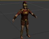 罗马士兵,游戏角色max模型