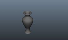 花瓶maya模型