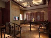 中式客厅,室内场景max模型