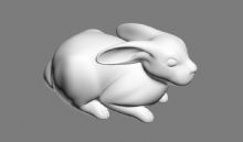 兔子,动物,雕塑max模型