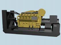 柴油发电机组,机械max模型