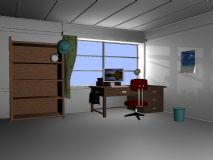 书房,室内场景maya模型