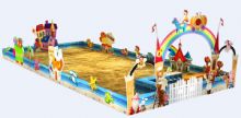 儿童沙滩乐园,娱乐场所,室外场景max模型