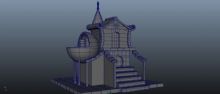 maya个性房屋模型