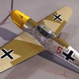 德国BF-109E3,战斗机,飞机3D模型
