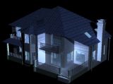 别墅,小区,房子,建筑,室外场景max模型