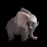 Q版大象,游戏,动物max模型