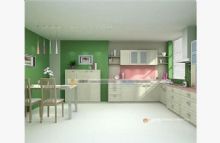 地中海风厨房,室内场景max模型
