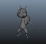 松鼠,卡通动物maya模型