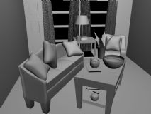 客厅,室内场景maya模型