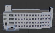 教学大楼,学校,建筑,室外场景max模型