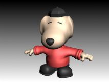 熊,Snoopy,卡通动物max模型