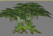 古树,树木,游戏场景max模型