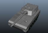 自行榴弹炮,坦克,装甲车,军事maya模型