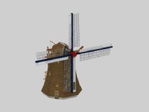 风车,建筑,室外场景max模型
