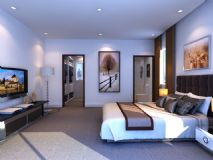 现代卧室简约,室内场景max模型