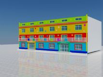 幼儿园,建筑,室外场景max模型