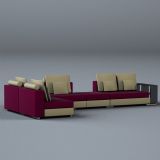 组合沙发,室内场景max模型