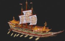 船,帆船,古代船只max模型