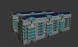 小区,大楼,住宅,现代建筑,室外场景max模型