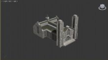 教堂,国外建筑,室内场景max模型