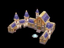 Q版城堡,房子,住宅,建筑,游戏场景max模型