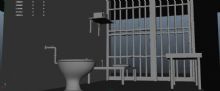 监狱,室内场景maya模型