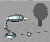 机械手臂,机械动画maya模型