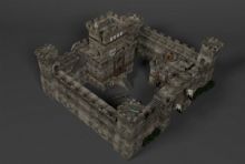 城堡,古代建筑,室外场景max模型