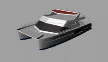 双体游艇,船Rhino4模型
