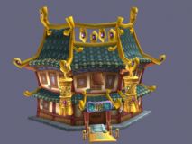 Q版建筑_宫殿3D模型