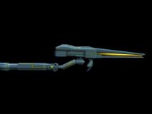 极光武器 激光武器3D模型