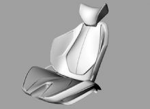 概念汽车座椅3D模型