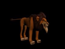 刀疤3D模型 狮子王