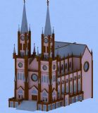 天主教堂3D模型