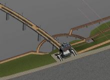精细铁路桥3D模型