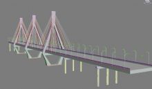 长江大桥3D模型