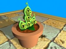 豌豆荚3D模型,植物大战僵尸2