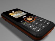ZTE手机,小灵通手机3D模型