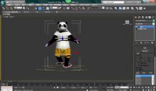 熊猫模型,有贴图走路动作