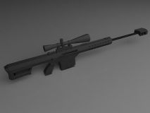 巴雷特M95狙击枪 精模