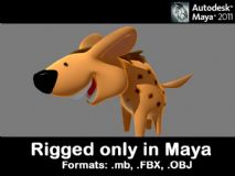 很少见的超Q鬣狗模型 带绑定哦 maya max都能用