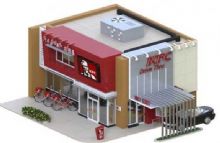 肯德基汽车穿梭餐厅3D模型(FBX格式)