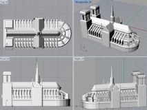 巴黎圣母院3D打印模型