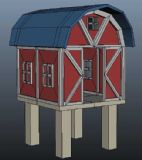 农场小房子建筑3D模型
