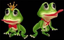 青蛙王子和毒青蛙3D模型