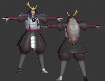 武士,忍者3D模型