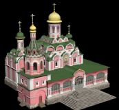 国外教堂max模型