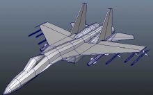 Su-35战斗机3D模型